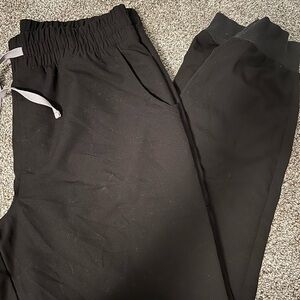 Black Jogger Pants with Drawstring